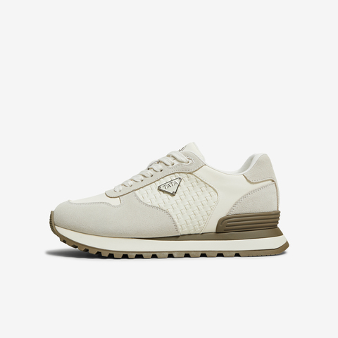 TATA/他她2025秋商场同款厚底阿甘鞋女透气休闲运动鞋新款