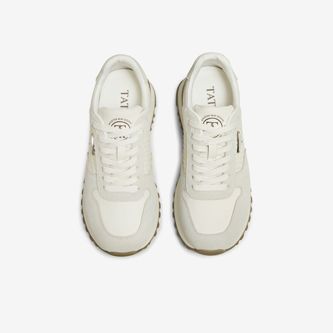 TATA/他她2025秋商场同款厚底阿甘鞋女透气休闲运动鞋新款