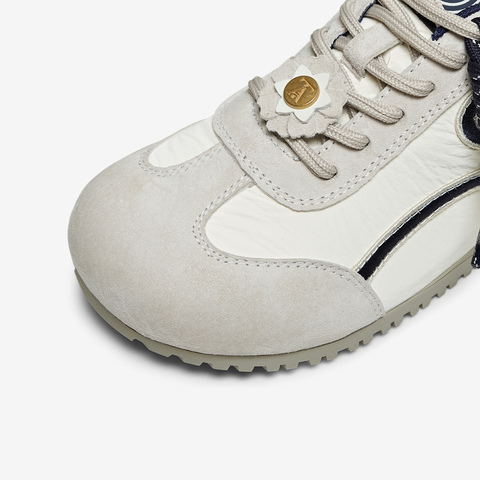 TATA/他她2025秋商场同款厚底阿甘鞋女透气休闲运动鞋新款