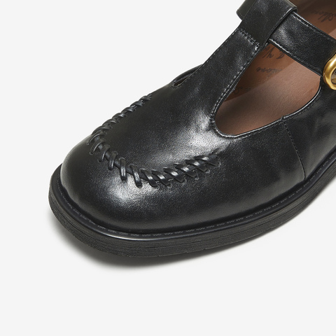 TATA/他她2025秋商场同款百搭时尚女玛丽珍鞋新款7JW20CA5