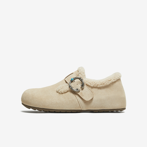 TATA/他她2025冬商场同款勃肯鞋女鞋外穿时尚休闲棉鞋新款CF702DM5