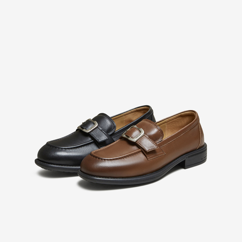 TATA/他她2025秋商场同款时尚百搭乐福鞋女新款NUT01CA5