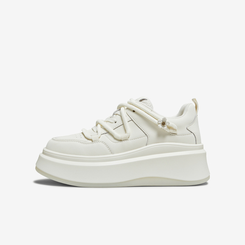 TATA/他她2025秋运动时尚休闲厚底女板鞋新款GCD09CM5