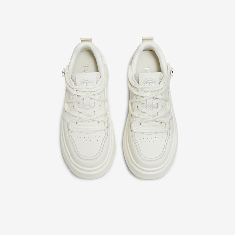 TATA/他她2025秋运动时尚休闲厚底女板鞋新款GCD09CM5