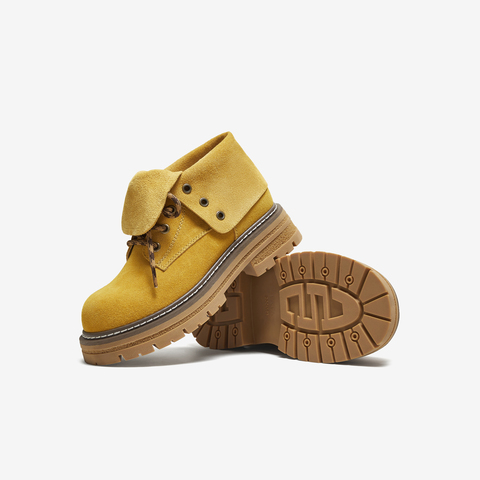 TATA/他她2025冬百搭女复古工装靴时尚短靴新款CG601DD5