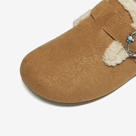 TATA/他她2025冬商场同款勃肯鞋女鞋外穿时尚休闲棉鞋新款CF702DM5