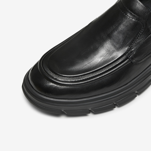 TATA/他她2025秋商场同款简约一脚蹬休闲皮鞋男新款PGL01CM5