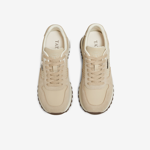 TATA/他她2025秋商场同款厚底阿甘鞋女透气休闲运动鞋新款