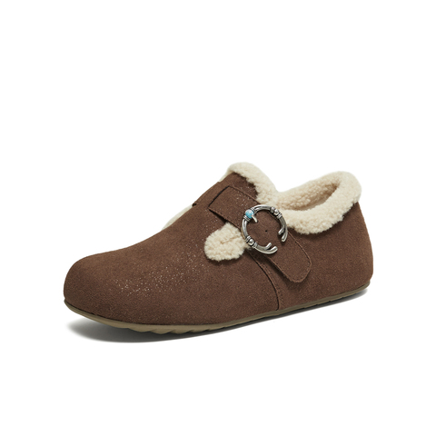 TATA/他她2025冬商场同款勃肯鞋女鞋外穿时尚休闲棉鞋新款CF702DM5