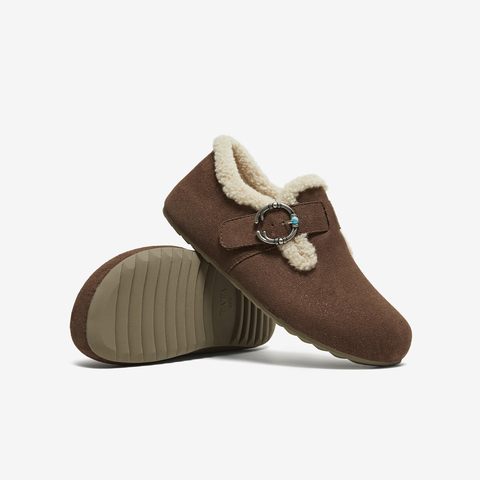 TATA/他她2025冬商场同款勃肯鞋女鞋外穿时尚休闲棉鞋新款CF702DM5