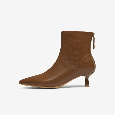 TATA/他她2025冬商场同款百搭女复古时尚短靴新款UWT01DD5