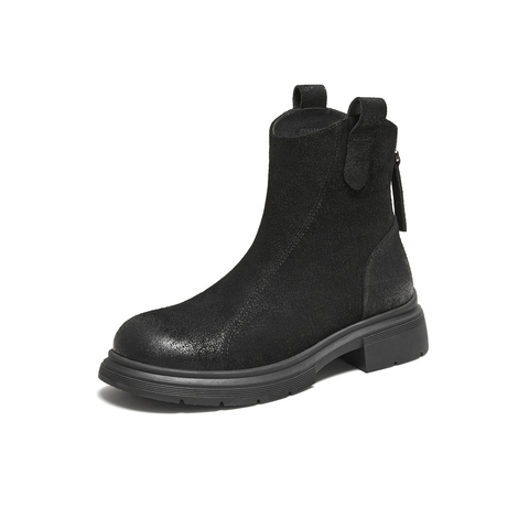 TATA/他她2025冬商场同款时尚百搭女休闲靴新款WXB08DD5