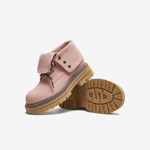 TATA/他她2025冬百搭女复古工装靴时尚短靴新款CG601DD5