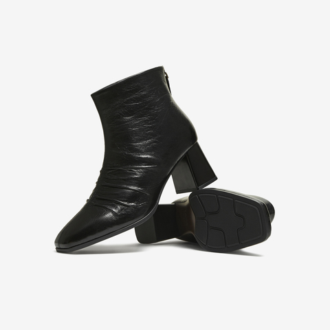 TATA/他她2025冬商场同款百搭时装靴女休闲短靴新款UWK01DD5