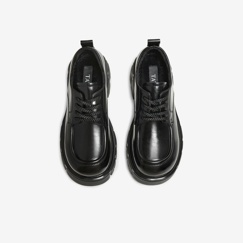 TATA/他她2025秋商场同款女牛津鞋简约系带单鞋新款CHY05CM5