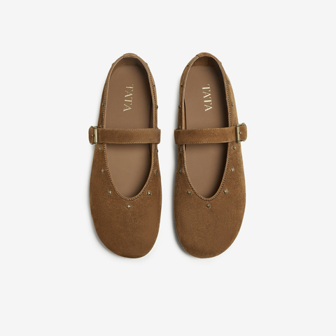 TATA/他她2025秋商场同款时尚百搭女玛丽珍鞋新款XTT01CQ5