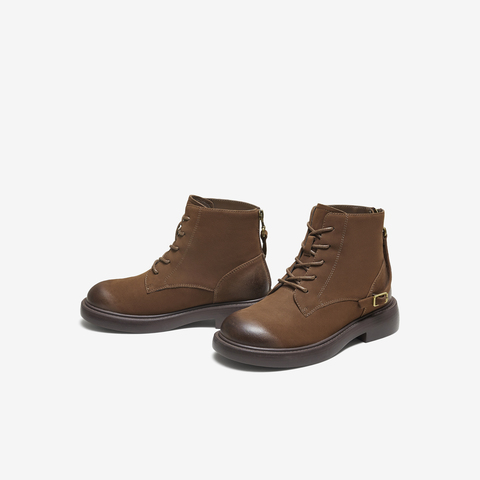 TATA/他她2025冬商场同款百搭时尚简约女马丁靴新款WXB07DD5