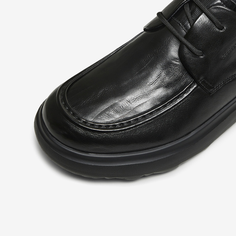 TATA/他她2025秋商场同款时尚休闲圆头厚底男皮鞋新款VQR01CM5