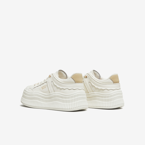 TATA/他她2025秋商场同款运动时尚休闲厚底女板鞋新款GXV01CM5