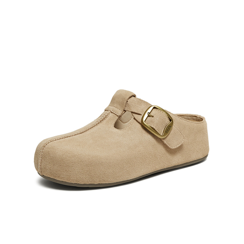 TATA/他她2025秋勃肯鞋女鞋外穿时尚拖鞋后空凉鞋新款4YA01CH5