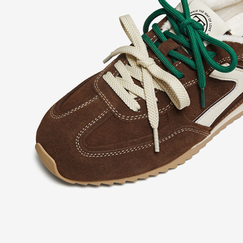 TATA/他她2025秋厚底阿甘鞋女透气休闲运动鞋新款GXT02CM5