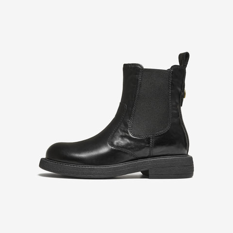 TATA/他她2025冬时尚切尔西靴女通勤显瘦新款UWP01DD5