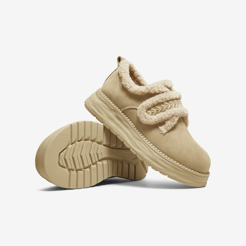 TATA/他她2025冬商场同款时尚百搭女毛毛单鞋新款CYY07DM5