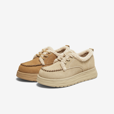 TATA/他她2025冬商场同款时尚百搭女毛毛单鞋新款CYY05DM5