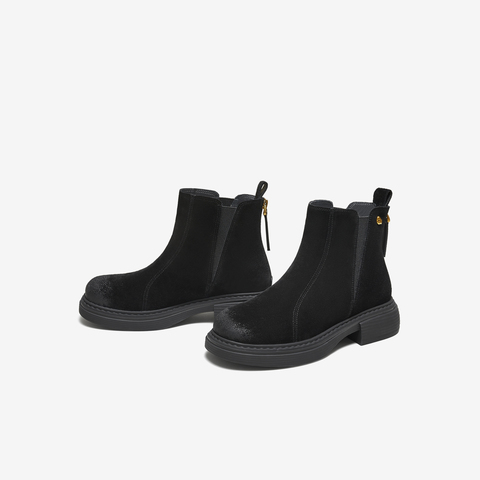 TATA/他她2025冬商场同款时尚切尔西靴女通勤显瘦新款CHZ01DD5