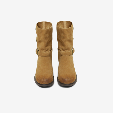 TATA/他她2025冬商场同款百搭时装靴女休闲靴新款CKL02DS5