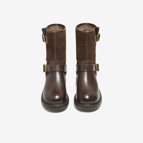 TATA/他她2025冬商场同款日常女时尚休闲西部靴新款CHL01DS5