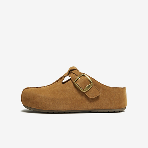 TATA/他她2025秋勃肯鞋女鞋外穿时尚拖鞋后空凉鞋新款4YA01CH5