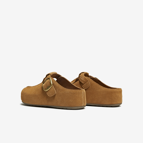 TATA/他她2025秋勃肯鞋女鞋外穿时尚拖鞋后空凉鞋新款4YA01CH5