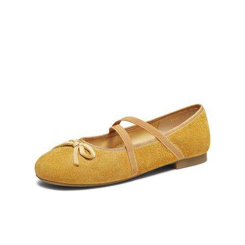 TATA/他她2025秋浅口女法式气质玛丽珍鞋新款YVR01CQ5