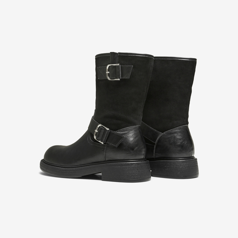 TATA/他她2025冬商场同款日常女时尚休闲西部靴新款CHL01DS5