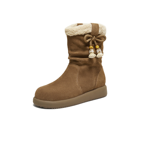 TATA/他她2025冬商场同款时尚百搭女休闲靴新款CHD02DZ5