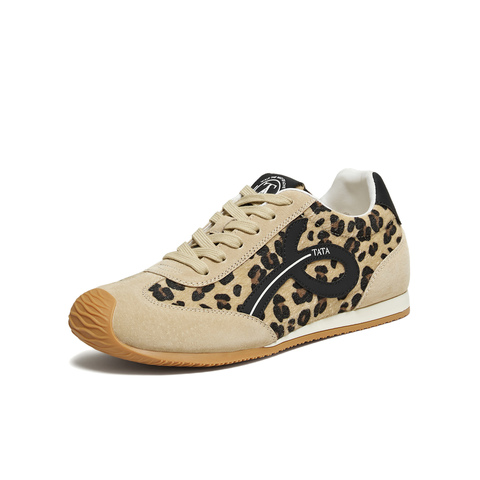 TATA/他她2025秋时尚休闲百搭女阿甘鞋新款EVN01CM5