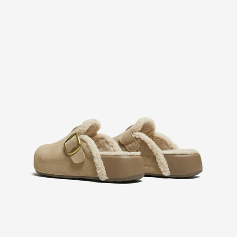 TATA/他她2025冬勃肯鞋女鞋时尚休闲棉拖鞋新款4UL02DH5