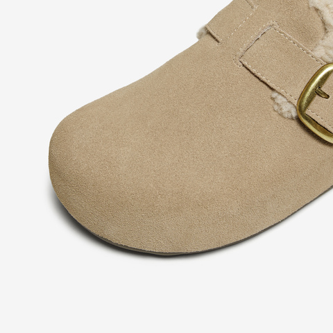 TATA/他她2025冬勃肯鞋女鞋时尚休闲棉拖鞋新款4UL02DH5