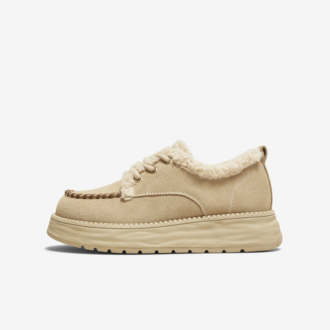 TATA/他她2025冬商场同款时尚百搭女毛毛单鞋新款CYY05DM5