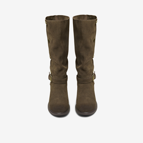 TATA/他她2025冬商场同款百搭女复古时尚长靴新款CKL01DG5