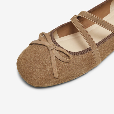 TATA/他她2025秋浅口女法式气质玛丽珍鞋新款YVR01CQ5