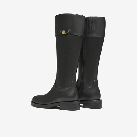 TATA/他她2025冬百搭时尚简约女骑士靴新款7TGC1DG5