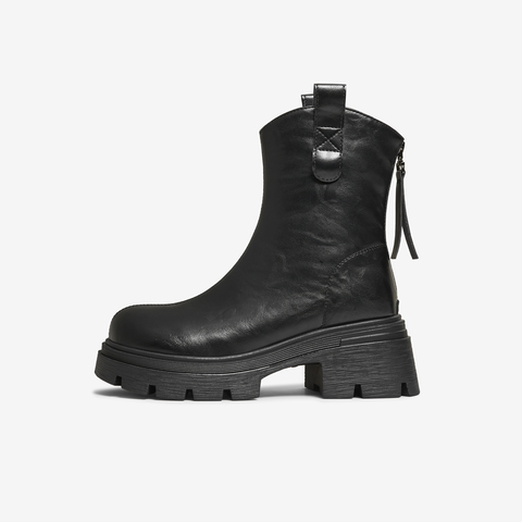 TATA/他她2025冬商场同款百搭时装靴女短靴新款CE401DZ5