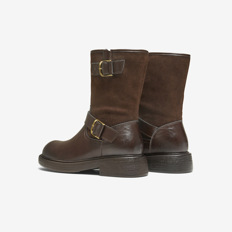 TATA/他她2025冬商场同款日常女时尚休闲西部靴新款CHL01DS5