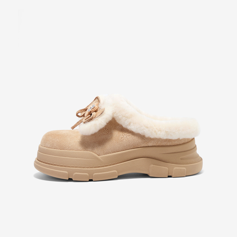 TATA/他她2025冬商场同款百搭时尚简约女雪地靴新款KRX02DH5