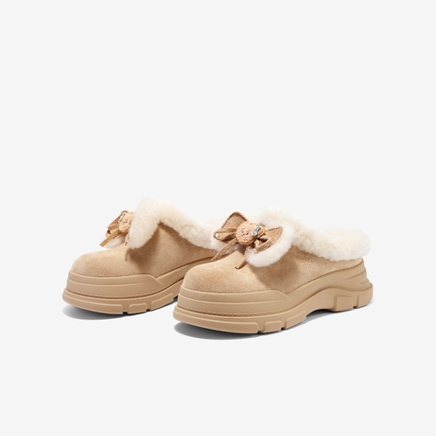 TATA/他她2025冬商场同款百搭时尚简约女雪地靴新款KRX02DH5