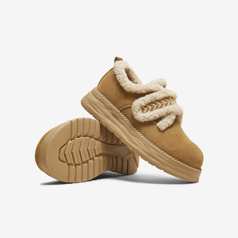 TATA/他她2025冬商场同款时尚百搭女毛毛单鞋新款CYY07DM5