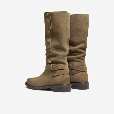 TATA/他她2025冬商场同款百搭女复古时尚长靴新款CKL01DG5
