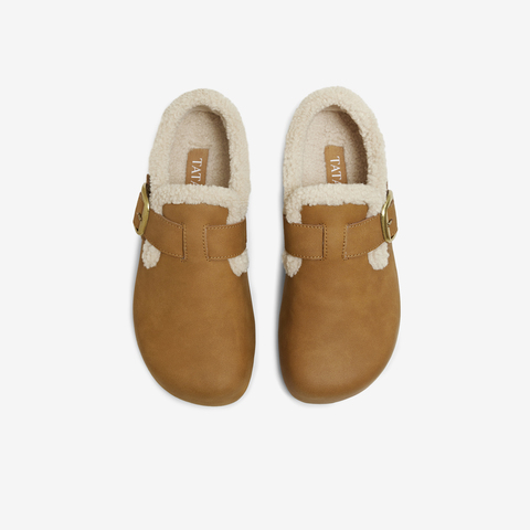 TATA/他她2025冬勃肯鞋女鞋时尚休闲棉拖鞋新款4XN03DM5